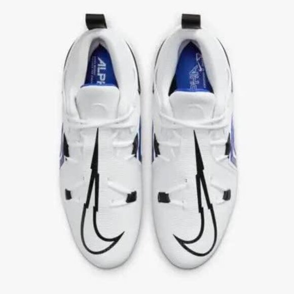 NEW Nike Alpha Menace Pro 3 Men\'s Football Cleats Size 16 Royal Blue/White main image 5